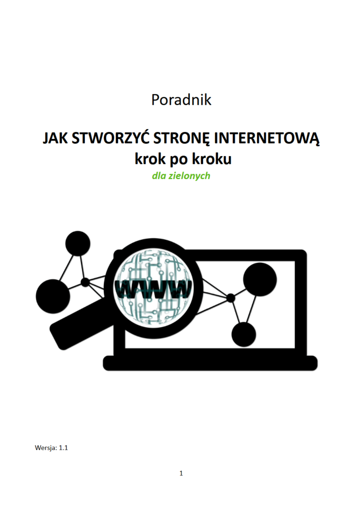 Jak stworzyć stronę internetową