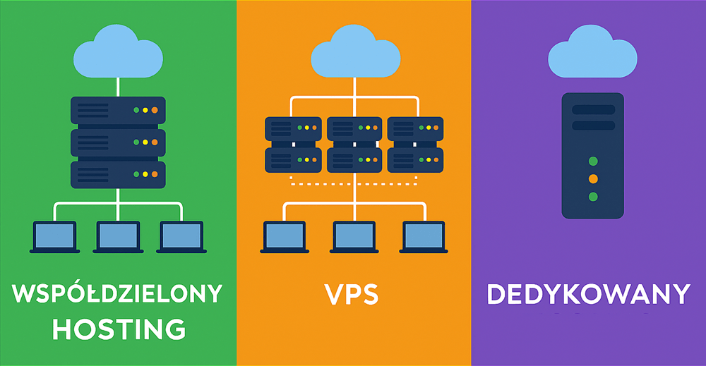 porównanie hostingu z vps i dedykowanego